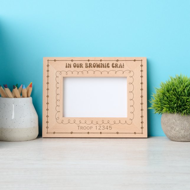 Marcos Grabados Escultismo chica En Mi Era Brownie (Anverso)