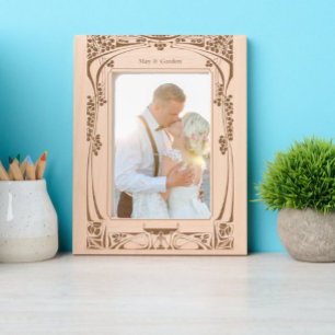 Marcos Grabados Estilo Art Nouveau vintage