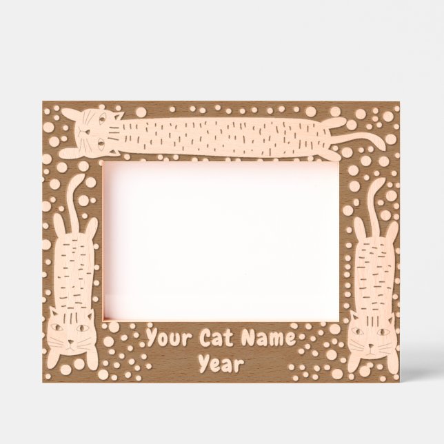 Marcos Grabados Estiramiento de gatos (Anverso)