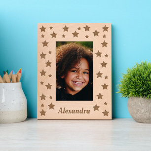 Marcos Grabados Estrellas y nombre personalizado