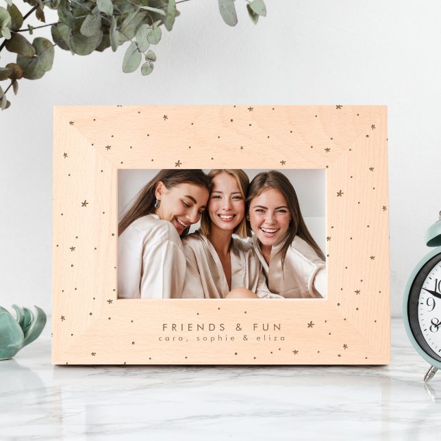 Marcos Grabados Estrellas y puntos divertidos simples personalizad (Subido por el creador)