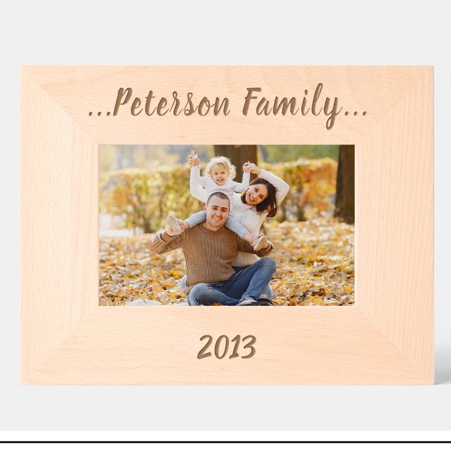 Marcos Grabados Familia Padres Personalizado fotograma de madera (Subido por el creador)
