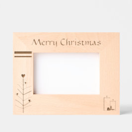 Marcos Grabados "Feliz Navidad" (6" x 4")