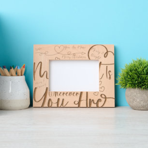 Marcos Grabados Feliz Navidad a la moda que eres mía