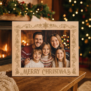 Marcos Grabados Feliz Navidad desde la familia, el equipo, los ami