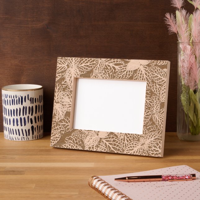 Marcos Grabados Fittonia variada deja botánico (Izquierda)