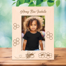 Marcos Grabados Flores de abeja de miel 5x7