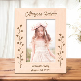 Marcos Grabados Flores delgadas Stalin 5x7