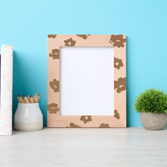 Marcos Grabados Flores rosas y rojas - Floral (Anverso)