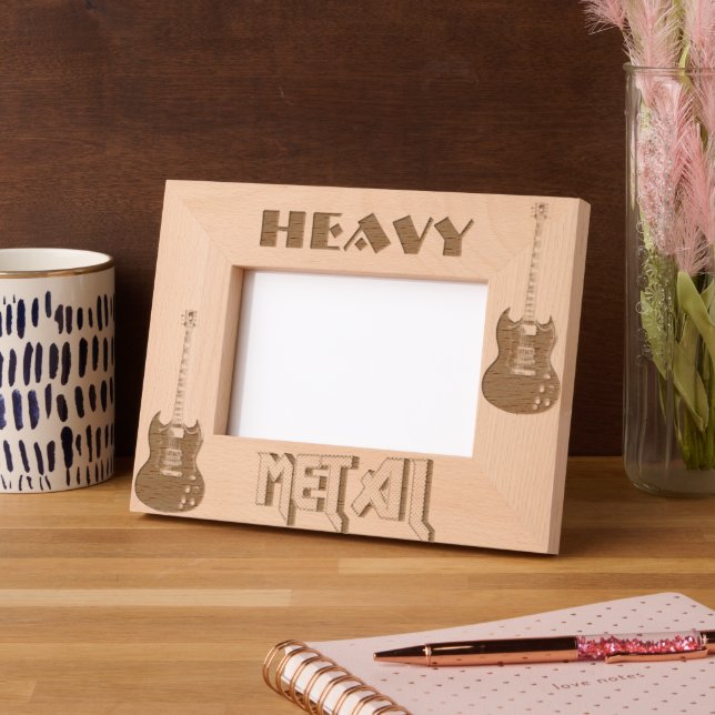 Marcos Grabados Fósforos Metalizado grabados pesados (Izquierda)