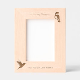 Marcos Grabados Foto conmemorativa de Hummingbird Bird