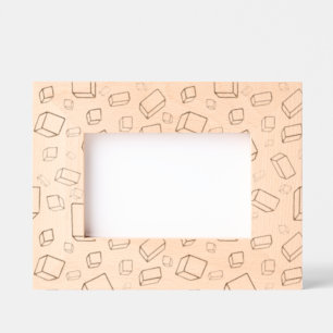 Marcos Grabados Foto de niños con patrón de bloque cuadrado corto