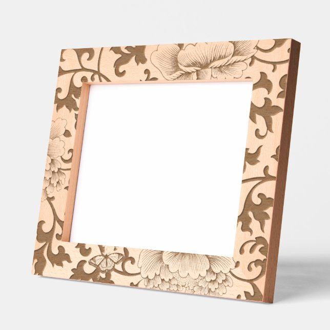 MARCOS GRABADOS FOTO ETCHED FRAMES PATRÓN FLORAL JAPONÉS (Izquierda)
