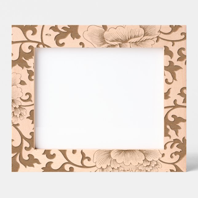 MARCOS GRABADOS FOTO ETCHED FRAMES PATRÓN FLORAL JAPONÉS (Anverso)