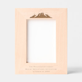 Marcos Grabados Foto familiar de vacaciones de verano