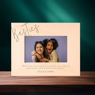 Marcos Grabados Foto moderna personalizada de Besties
