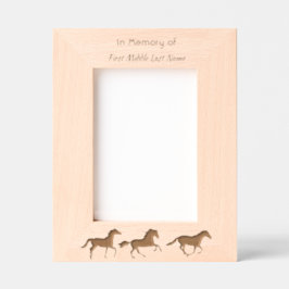 Marcos Grabados Fotos conmemorativas Oración Caballo Occidental