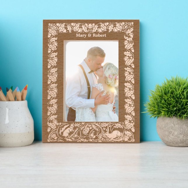 Marcos Grabados Frontera de follaje de tambores y ardillas (Subido por el creador)