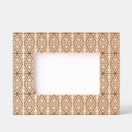 Marcos Grabados Geometric Pattern Laser Etched Picture Frame