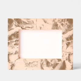 Marcos Grabados Glam de oro Peach Rosa