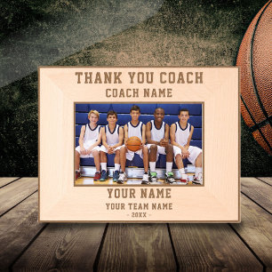 Marcos Grabados Gracias Coach Player Name Team Sports