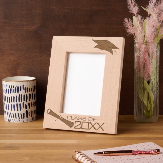 Marcos Grabados Grad Cap y Diploma (Izquierda)