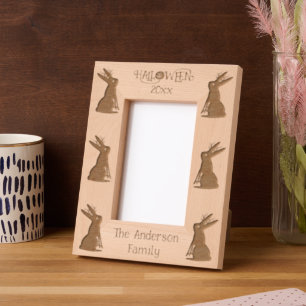 Marcos Grabados Halloween Jackalope Trick o Tret Personalizado
