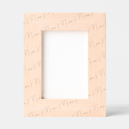 Marcos Grabados Handwritten-Style Personalized Wood Frame, 5x7,