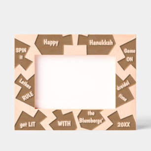 Marcos Grabados Hanukkah Dreidels Say