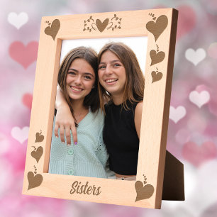 Marcos Grabados Hermanas Regalo Personalizado Mensajes de texto Im