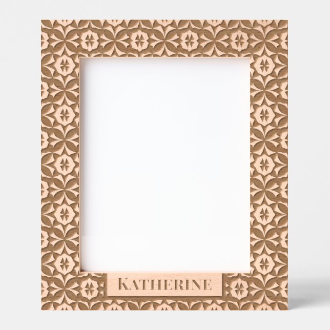 Marcos Grabados Hermoso patrón repetido (Anverso)