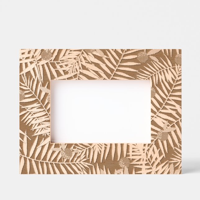 Marcos Grabados Hojas de palma y Naranjas (Anverso)