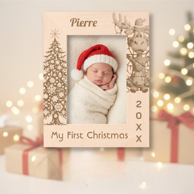 Marcos Grabados Holiday Lights Moose (Subido por el creador)