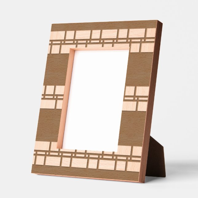 Marcos Grabados Imagen láser geométrica moderna (Izquierda)