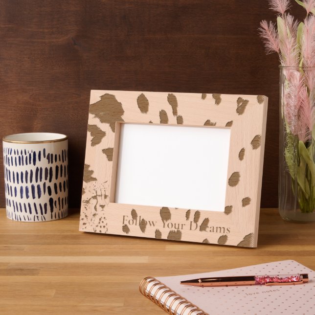 Marcos Grabados Impresión de animales leopardo de moda (Izquierda)