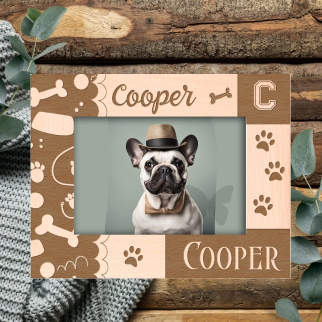 Marcos Grabados Impresiones de la pintura de huesos de perro masco (Subido por el creador)