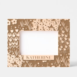 Marcos Grabados Jardín floral