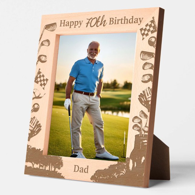 Marcos Grabados Jubilación de Cumpleaños de Golf Fotografía del ab (Subido por el creador)
