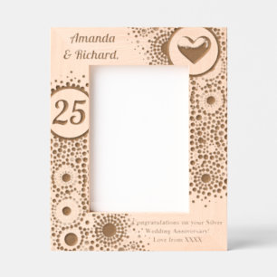 Marcos Grabados Jubileo de plata personalizado