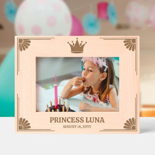 Marcos Grabados La corona de la princesa Daisy Corner el nombre de
