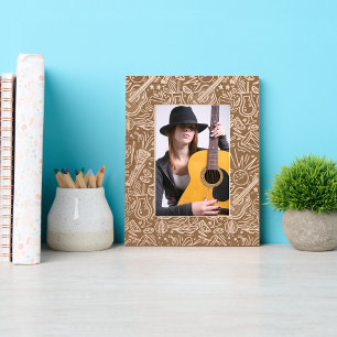 Marcos Grabados La música decorativa elegante intruye los patrones