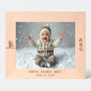 Marcos Grabados La primera Navidad del bebé