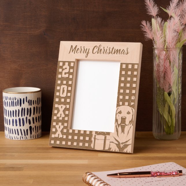 Marcos Grabados Labrador Reindeer (Izquierda)