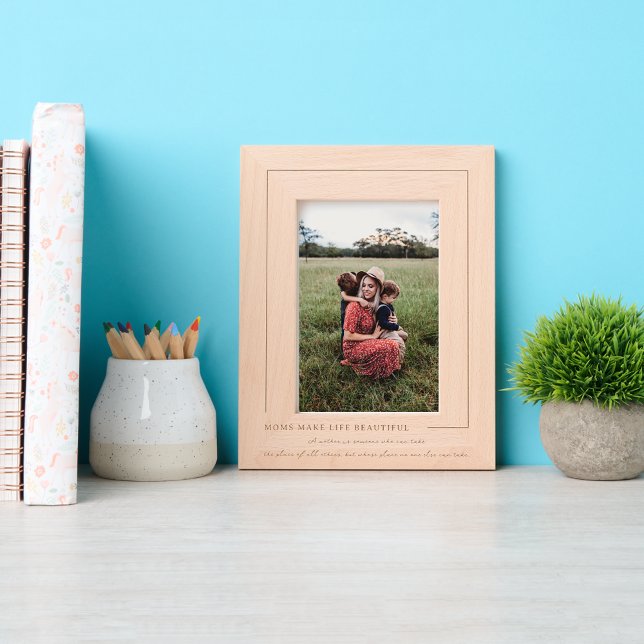 Marcos Grabados Las mamás hacen que la vida sea hermosa | Moderno (Subido por el creador)