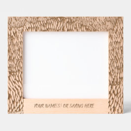 Marcos Grabados Láser de madera grabada