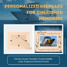 Láser de Personalizable de vacaciones de crucero f