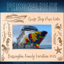 Marcos Grabados Láser de Personalizable de vacaciones de crucero f
