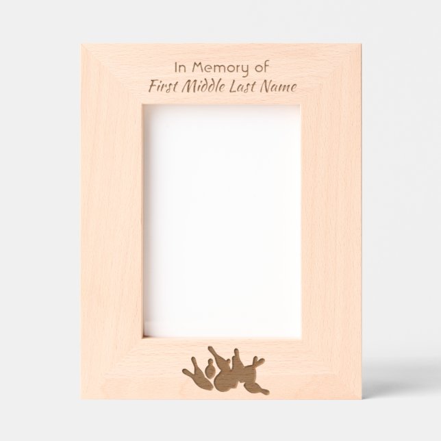 Marcos Grabados Laser Etched Picture Frame (Anverso)