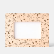 Leafy Floral Design Etched Frames