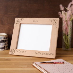 Marcos Grabados Letra celta W nombre personalizado